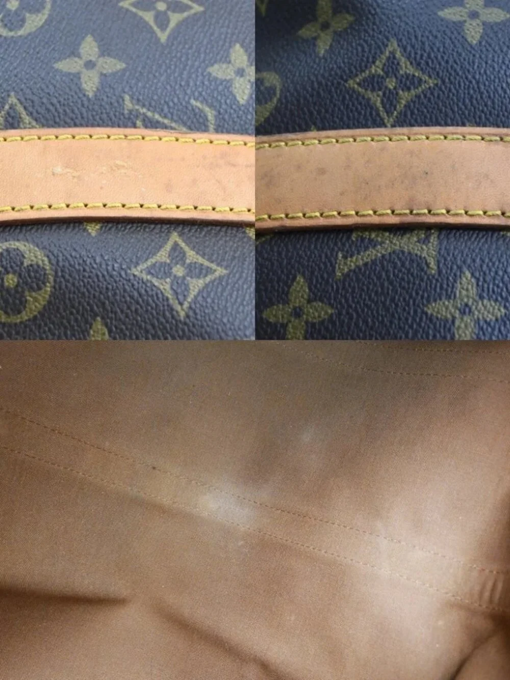 LOUIS VUITTON Keepall Bandouliere 55 2Way Hand Bag Monogram Brown
